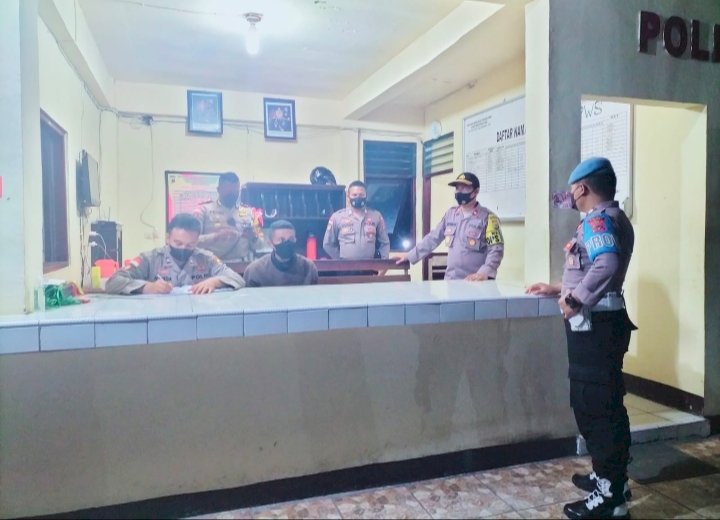 Wakapolres TTU Monitor Anggota Piket Fungsi