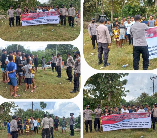 Upaya Preemtif, Sat Binmas Polres TTU Sambangi Pemuda Seroja