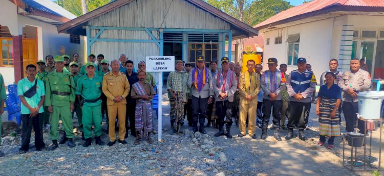 Dit Binmas Polda NTT Lakukan Supervisi Satkamling di Wilkum Polres TTU