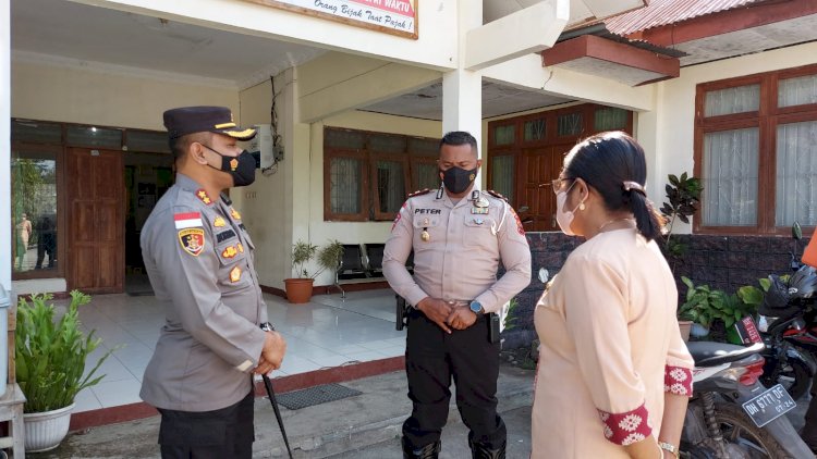 Kapolres TTU Lakukan Sidak di Kantor Samsat