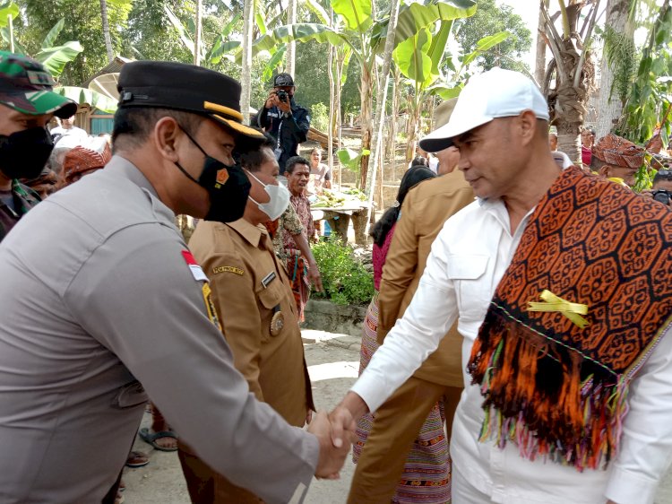 Kapolres TTU Hadiri Kunker Gubernur NTT di Popnam