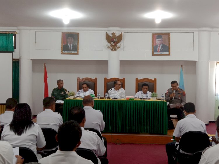 Kabag Ops Polres TTU Hadiri Rapat Panitia HUT ke-100 Kota Kefamenanu