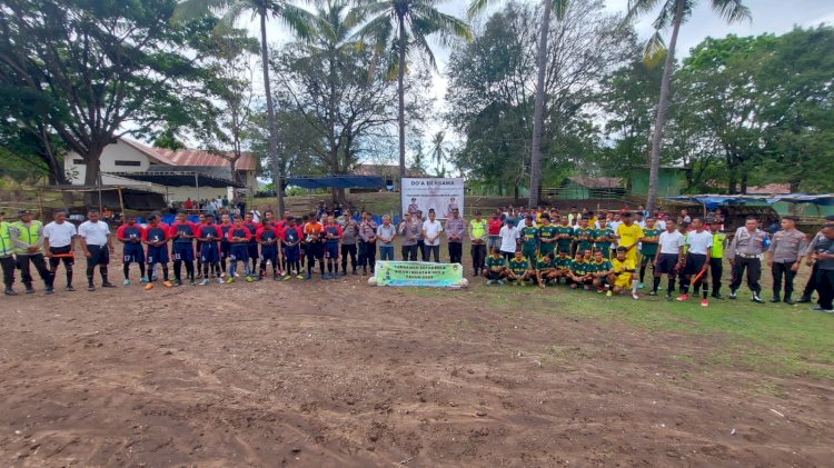 Wujud Empati Korban Tragedi Kanjuruhan, Polres TTU Gelar Do'a Bersama Pemain Bola