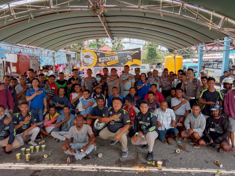 Gelar Police Goes to Street, Polres TTU Blusukan ke Terminal Kota Kefa dengar Masukan Masyarakat