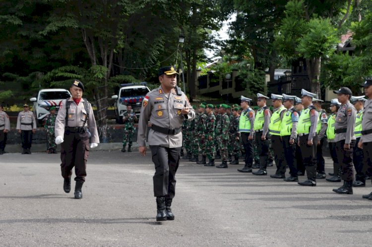 Apel Gelar Pasukan Turangga 2022, Kapolres TTU : Kabupaten TTU dalam Keadaan Aman dan Kondusif