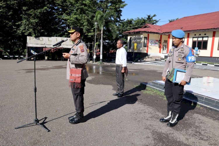 Promosikan Budaya Daerah, Kapolres TTU dan Jajaran Kenakan Tas Motif Tradisional