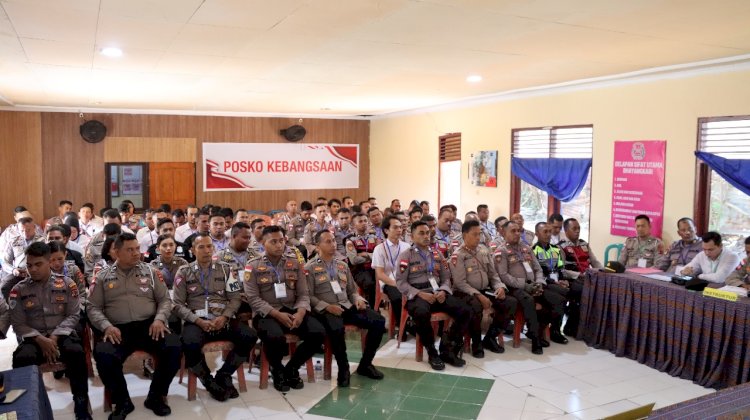 Polres TTU Perdalam Strategi Tactical Floor Game Amankan Tahapan Pemilu 2024