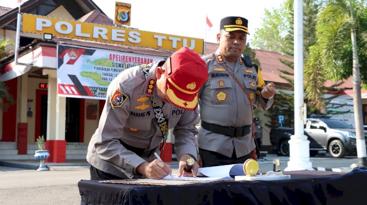 Apel Penerimaan Siswa Diktuka Polri SPN Polda NTT Gel II T.A. 2023 di Polres TTU