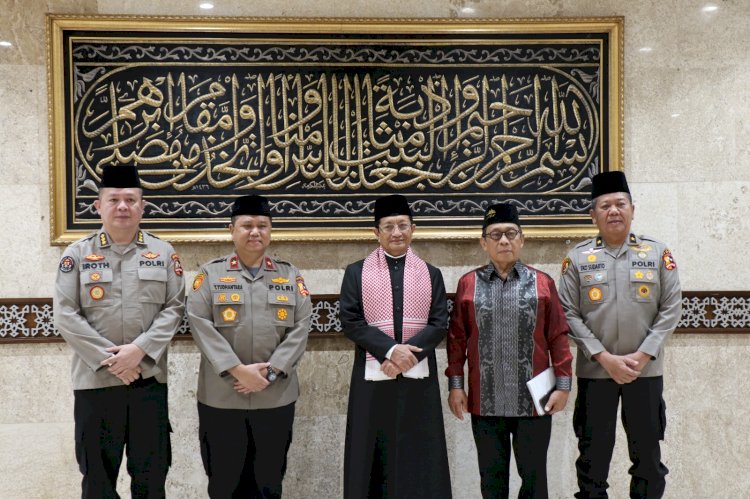 Ditemui Tim Ops NCS Polri, KH Nasaruddin Umar: Masjid Istiqlal Jadi Jembatan Pemersatu Bangsa