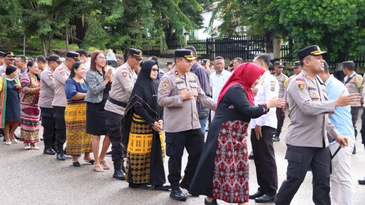 Kapolres TTU Gelar Halal Bihalal Bersama Anggota Polres TTU