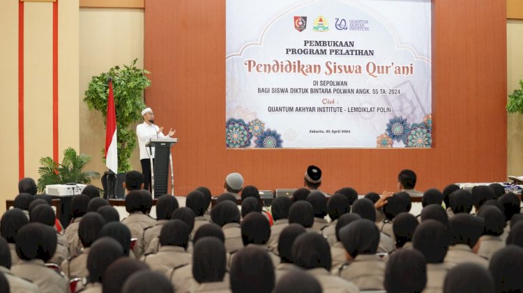 Cetak Polwan Berprestasi Dengan Keagamaan Kuat, Sepolwan Buka Program Pendidikan Siswa Qur’ani