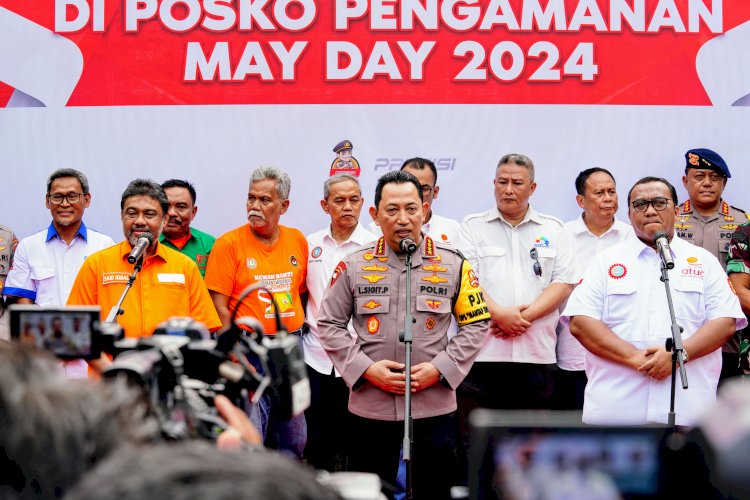 Aksi May Day, Kapolri Komit Bentuk Timsus Lindungi dan Kawal Hak Buruh