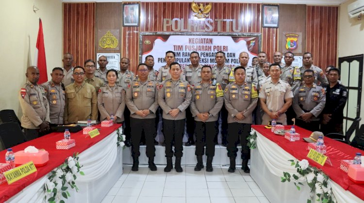 Kunjungan Tim Pusjarah Polri : Brigjen Pol. Hari Nugroho Telusuri Sejarah Polri di TTU