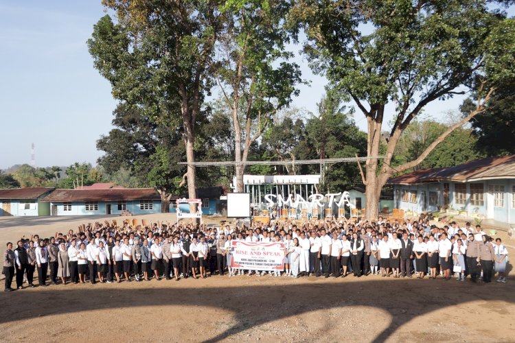 Sat Lantas Polres TTU Ajak Pelajar SMUK Warta Bakti 'Rise and Speak', Tingkatkan Kesadaran Hukum dan Keselamatan Berlalulintas
