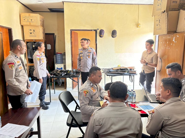 Kombespol Aldinan Pimpin Supervisi Logistik di Polres TTU: Kunci Kesiapan Operasional Polri Jamin Pelayanan Keamanan Optimal