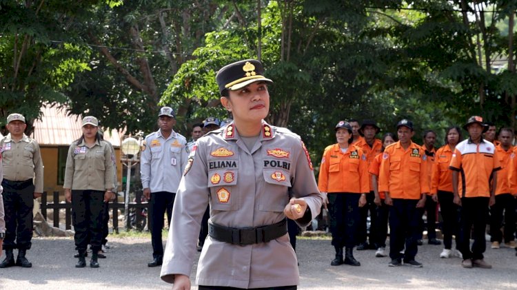 Apel Gelar Kesiapan Tanggap Darurat Bencana Hidrometeorologi, Polres TTU Perkuat Sinergitas Lintas Sektor