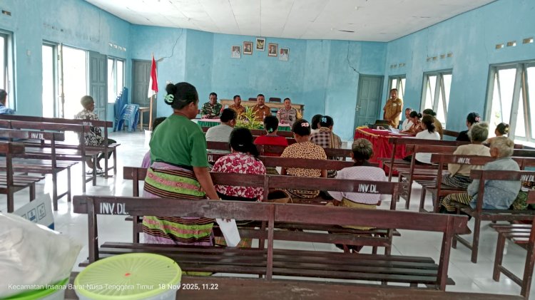 Jaminan Ekonomi Warga Lapeom: Bhabinkamtibmas Dampingi Petani Lindungi Ternak dan Kendaraan Sebagai Aset Vital