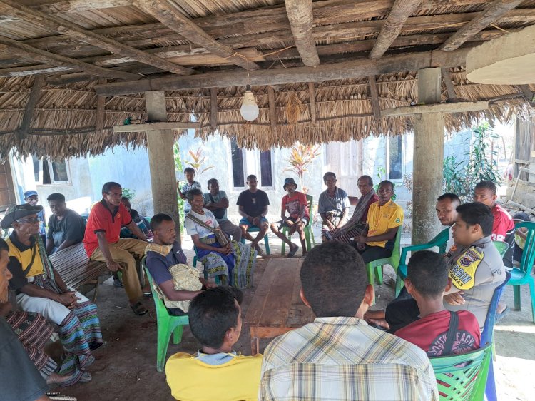 Tingkatkan Akses Warga Terhadap Keadilan: Bhabinkamtibmas Sosialisasikan Call Center 110 Polres TTU Sebagai Senjata Melawan Premanisme