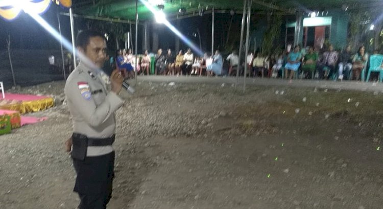 Cegah Kericuhan Akibat Miras, Aipda Andi Panie Beri Atensi Khusus pada Pesta Pernikahan di Maubeli
