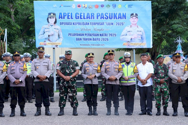 Kapolres TTU Turun Langsung Pantau Kesiapan Pengamanan Ibadah Malam Natal di Kefamenanu
