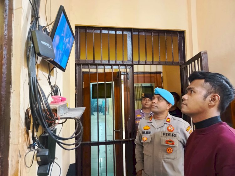 Perketat Pengawasan, Kasi Propam dan Pawas Polres TTU Pantau Intensif Kondisi Ruang Tahanan