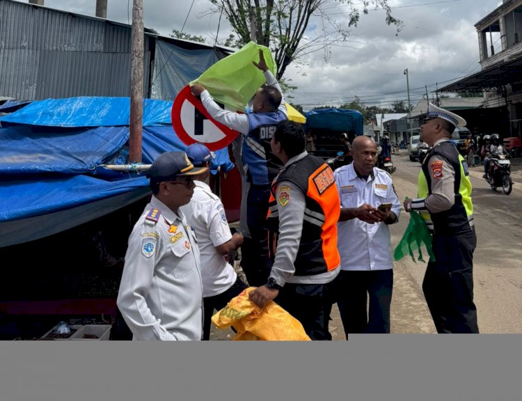 Wujudkan Kamseltibcarlantas, Kawasan Terminal Kefamenanu Segera Dilengkapi Rambu Resmi