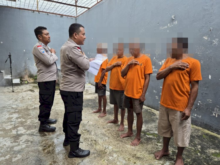 Sambut Hari Bhayangkara ke-80, Konselor Polres TTU Gelar Terapi Kesehatan Mental Massal Metode USEFT Bagi Para Tahanan