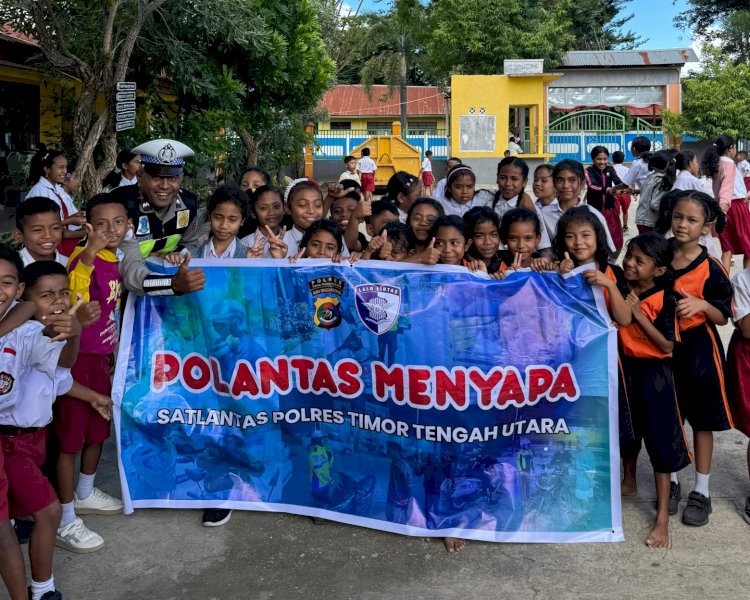 Satlantas Polres TTU Jalin Kedekatan dan Edukasi Tertib Berlalulintas Bersama Masyarakat, Lewat Program 