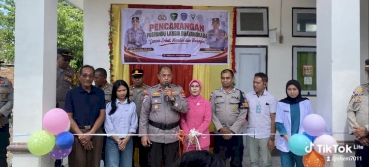 Posyandu Lansia Bhayangkara Resmi Dicanangkan, Polres TTU Perkuat Pelayanan Kesehatan bagi Lansia