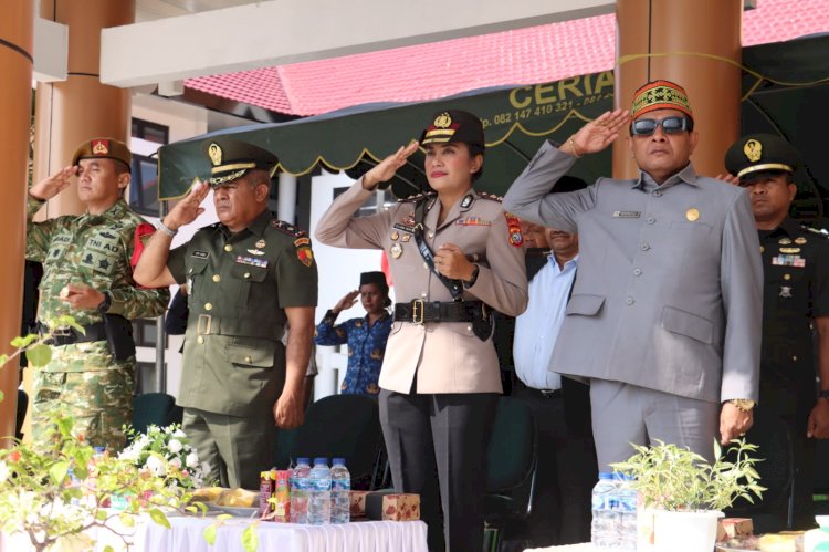 Kapolres Ttu Hadiri Upacara Sumpah Pemuda Ke-98, Polri Dorong Generasi Muda Terus Berjuang Dan Berkarya Untuk Bangsa