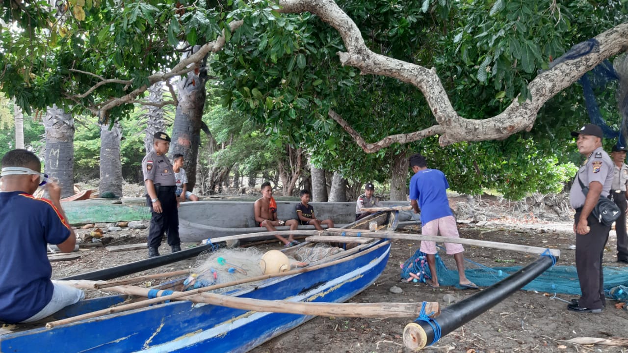 Kapolsek dan Personil lakukan ini, di perbatasan RI-RDTL