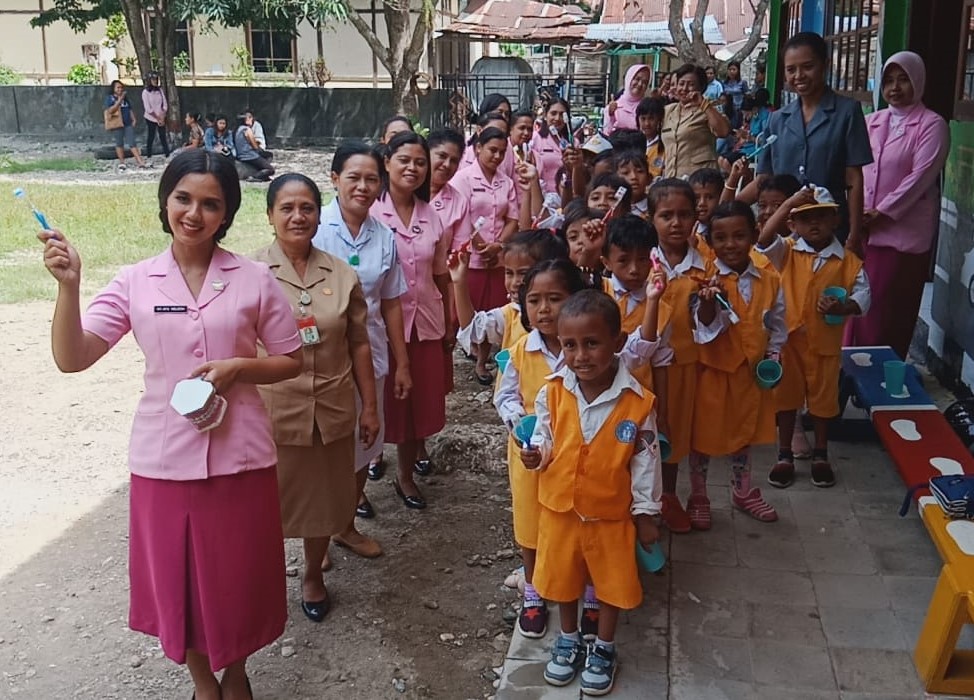 Bhayangkari TTU Gelar Penyuluhan Kesehatan Bagi Anak Usia Dini